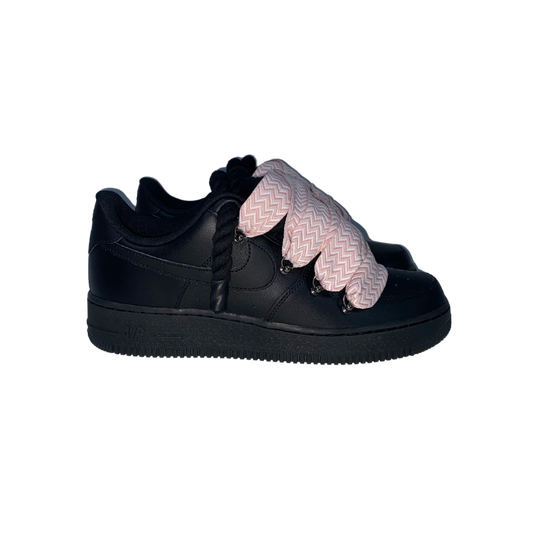 AF1 BLACK | PINK LANVIN LACES