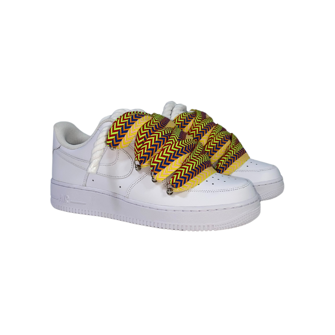 AF1 WHITE | YELLOW LANVIN LACES