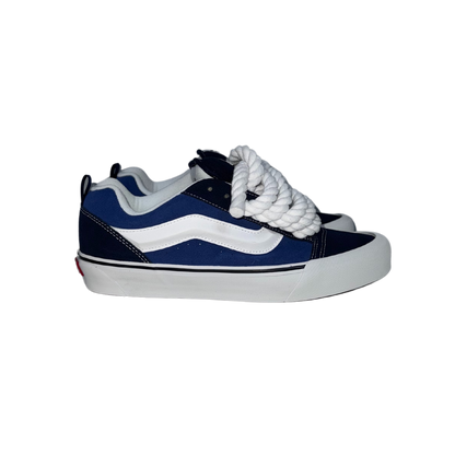 BLUE VANS KNU SKOOL | WHITE ROPE LACES