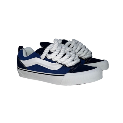 BLUE VANS KNU SKOOL | WHITE ROPE LACES