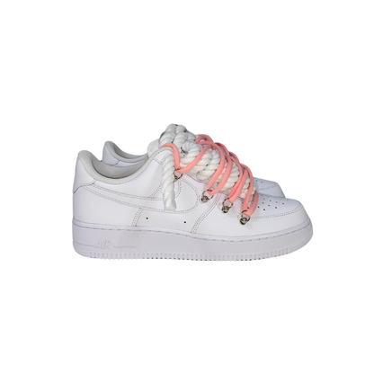 AF1 WHITE | LIGHT PINK OV LACES