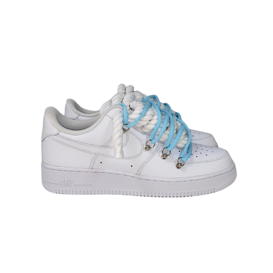 AF1 WHITE | BABY BLUE OV LACES