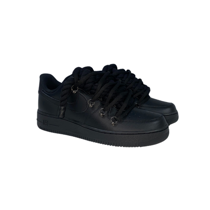 AF1 BLACK | BLACK OV LACES