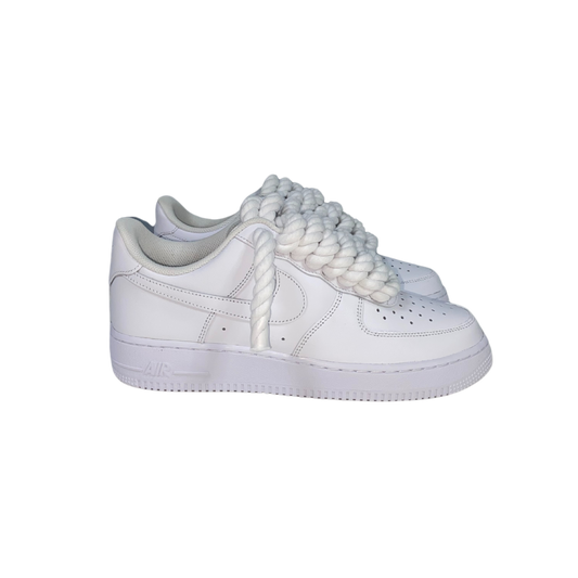 AF1 WHITE | WHITE ROPE LACES